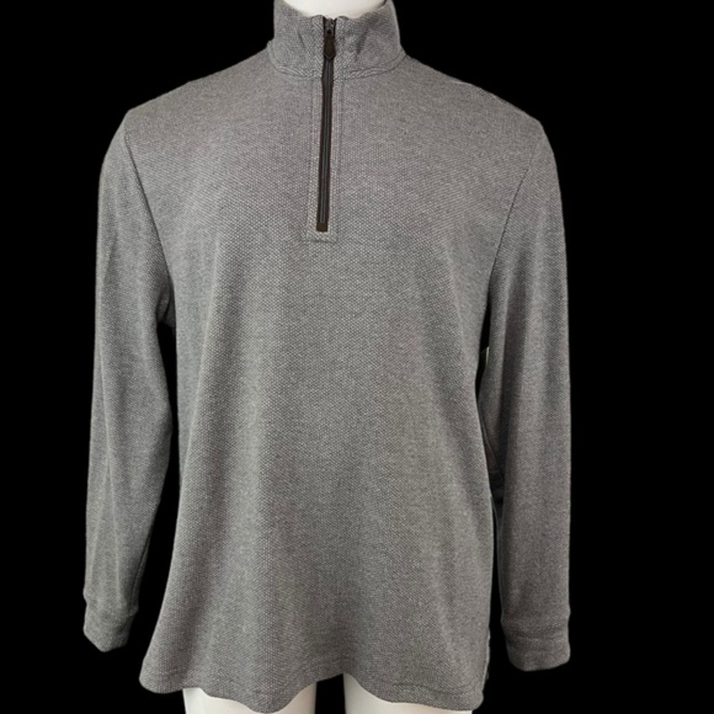 Jos A Bank Reserve Pullover Mens Size Large Sweater Gray (749)